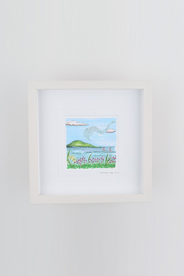 carraig donn Soothe The Soul Small Framed Art Print