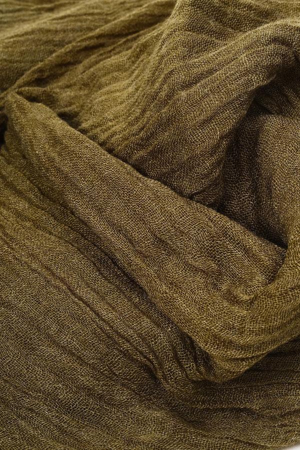 Carraig Donn Super Soft Solid Scarf In Oliver Green