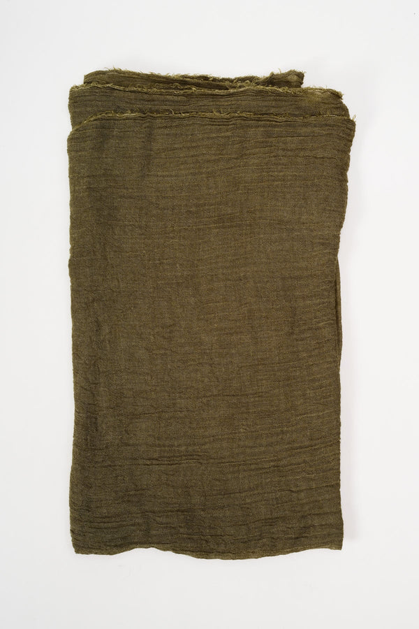 Carraig Donn Super Soft Solid Scarf In Oliver Green