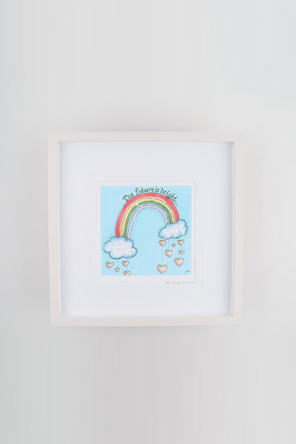 carraig donn The Future Is Yours Large Framed Art Print