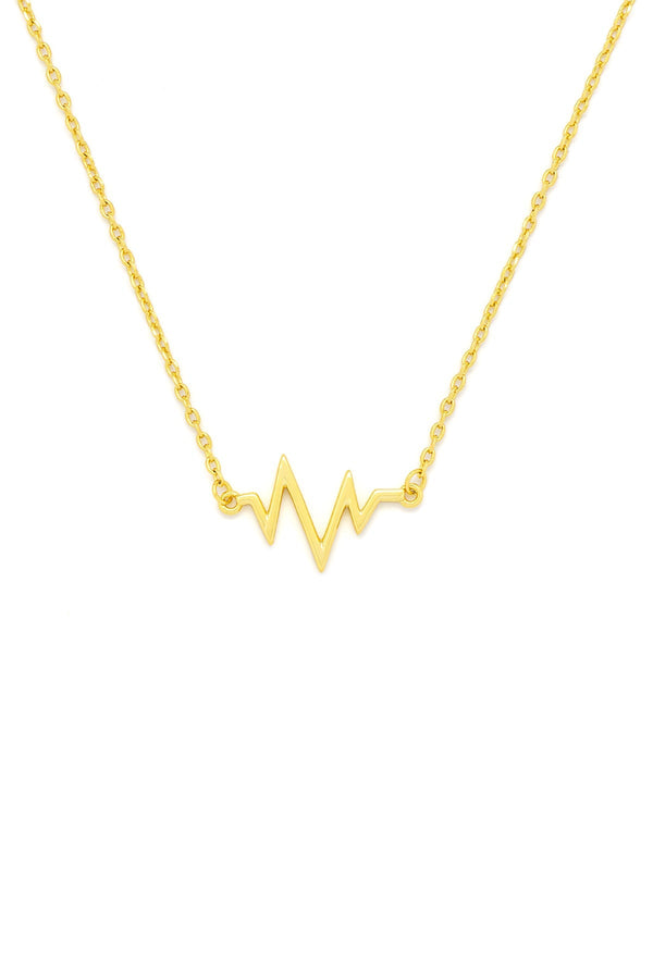 Carraig Donn The Pink Box Gold Lightning Strike Necklace