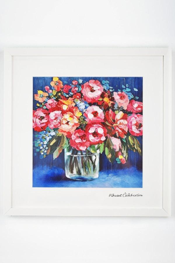 Carraig Donn Vibrant Celebration Posy Framed Wall Art