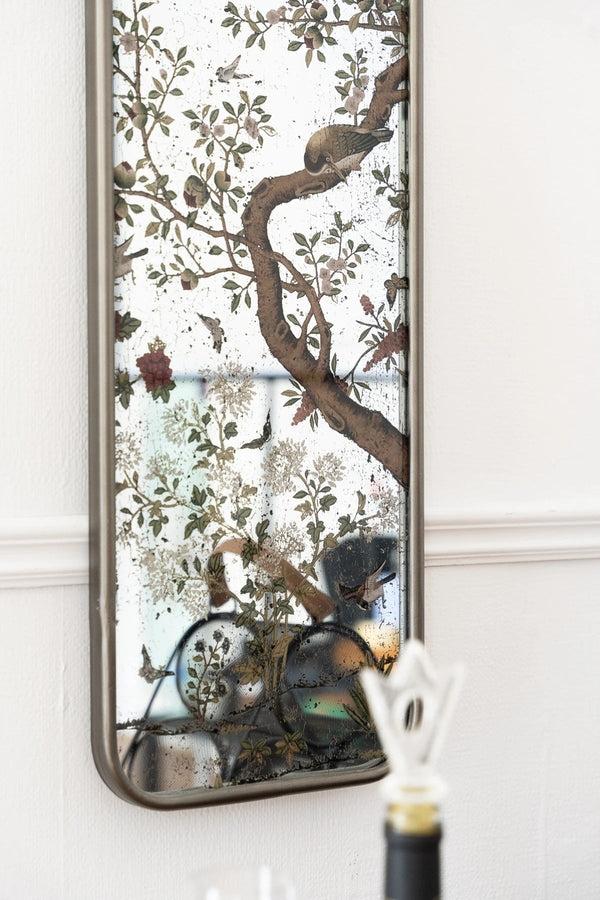 Carraig Donn Vintage Botanical Mirror With Birds And Flowers