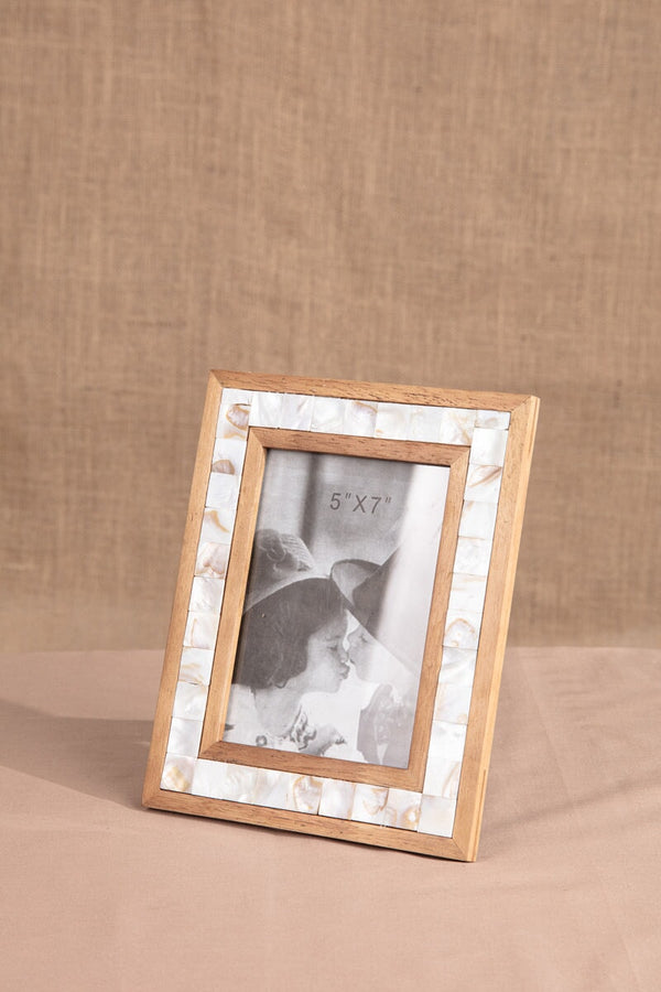Carraig Donn Wood & Mother Of Pearl 5x7 Picture Frame