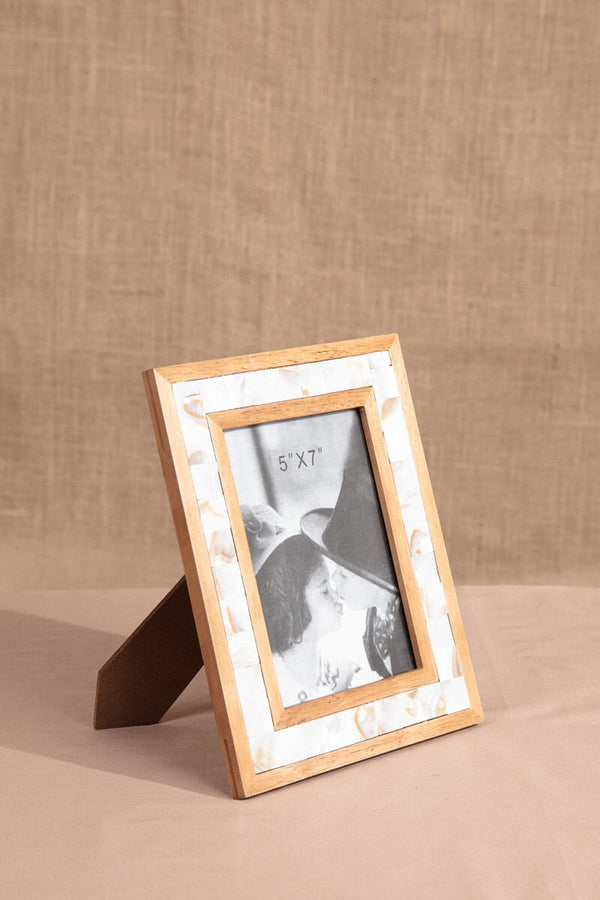 Carraig Donn Wood & Mother Of Pearl 5x7 Picture Frame