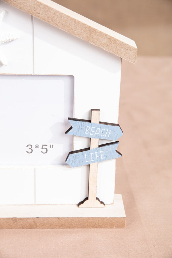 Carraig Donn Wooden Beach House Photo Frame 3x5inch
