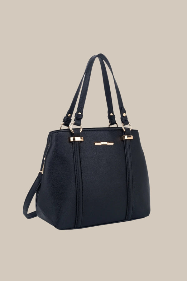 Carraig Donn Zermatt Double Handle Tote Bag In Black