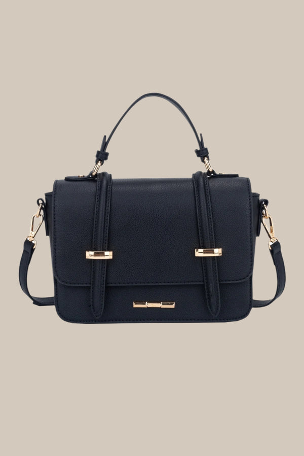 carraig donn Zermatt Top Handle Satchel Bag in Black