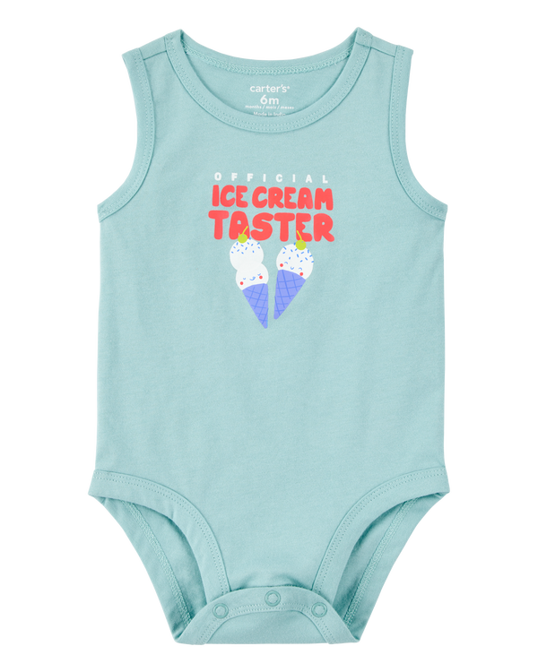 carter's Baby Official Ice Cream Taster Sleeveless Bodysuit