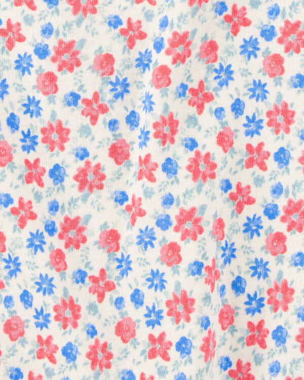 Carter's Baby Floral Cotton Romper