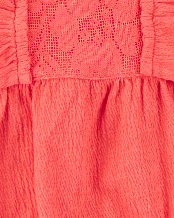 Carter's Baby Girl Lace Crinkle Jersey Bubble