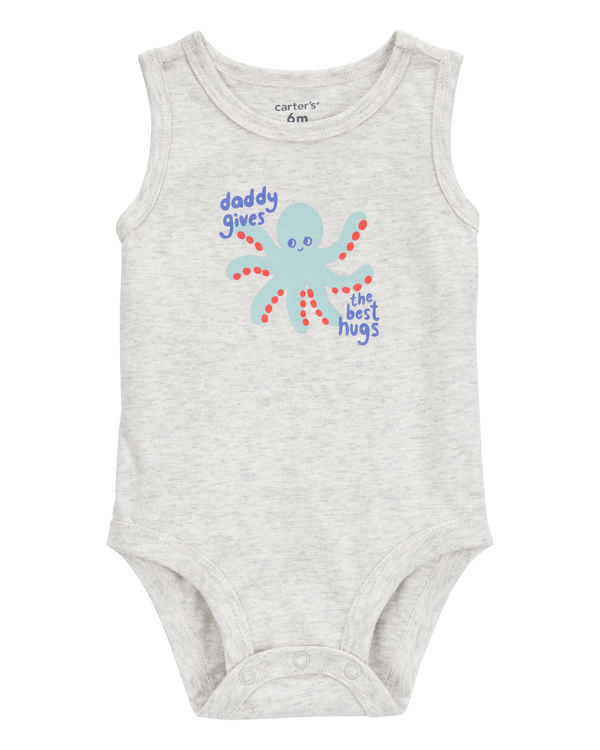 carter's Baby Octopus Daddy Sleeveless Bodysuit