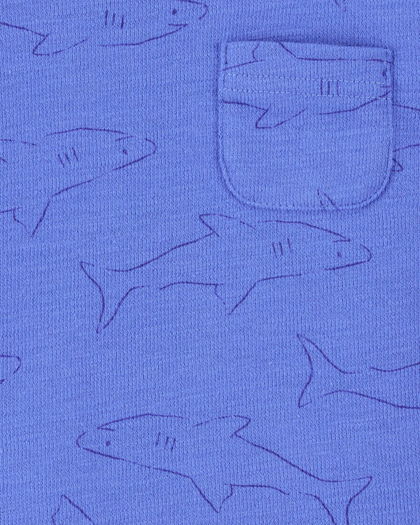 Carter's Baby Shark Pocket Tee - Blue