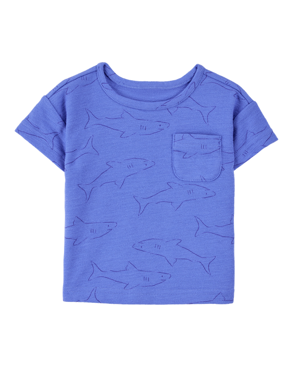 carter's Baby Shark Pocket Tee - Blue