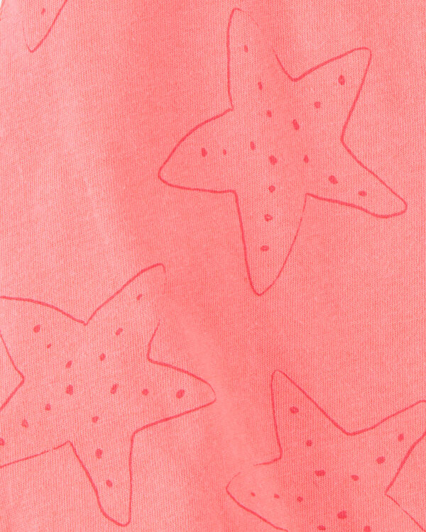 Carter's Baby Starfish Snap-Up Cotton Romper