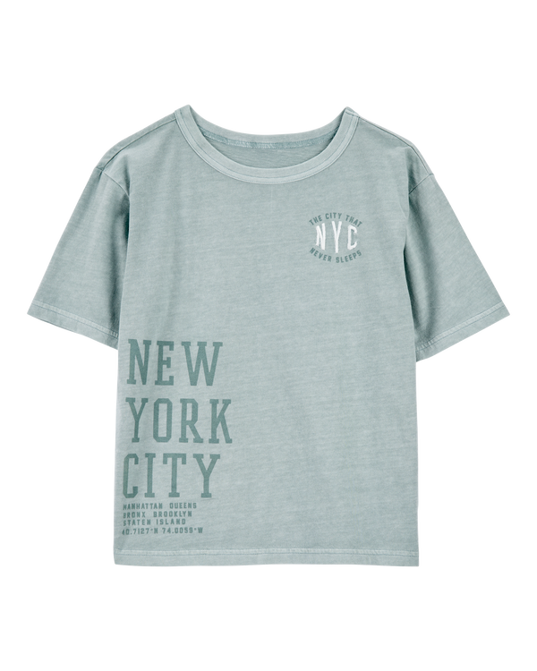 carter's Kid NYC Graphic Tee - Green