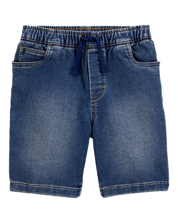 carter's Kid Pull-On Denim Shorts - Navy