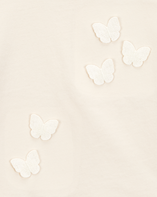 Carter's Toddler Butterfly Short-Sleeve Top - Ivory