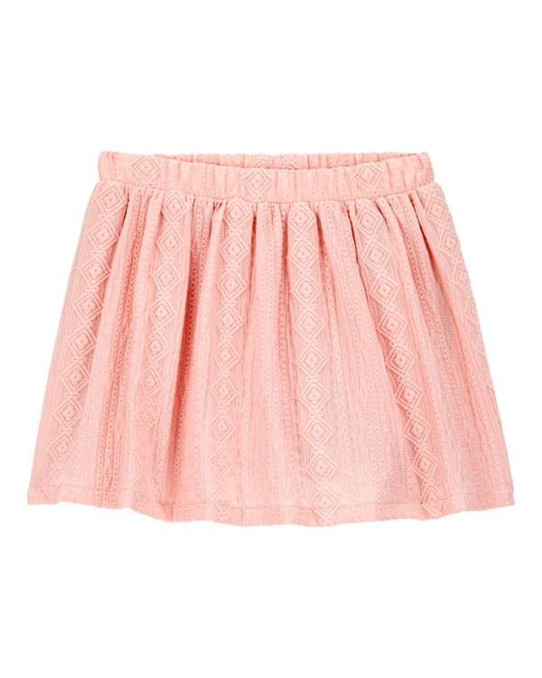carter's Toddler Crochet Pull-On Skort - Pink