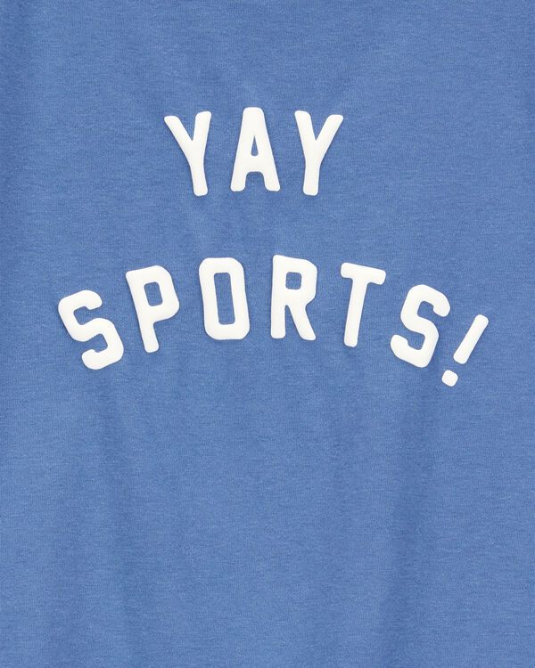 Carter's Girls Yay Sports Short-Sleeve Graphic Tee - Blue