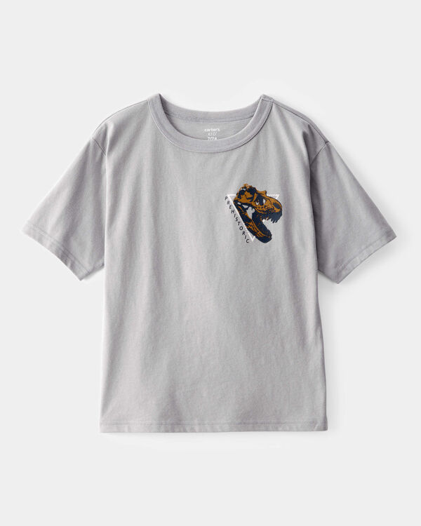 carter's Kid Prehistoric Dinosaur Short-Sleeve Graphic Tee - Grey