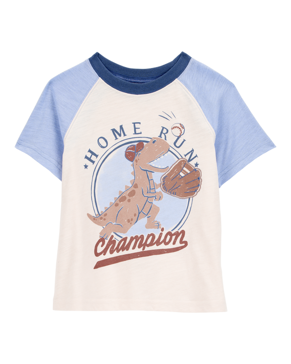 carter's Toddler Dinosaur Champion Short-Sleeve Tee - Cream