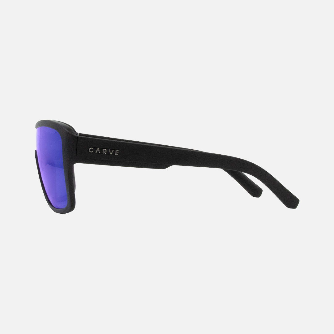 Carve Anchor Beard Matt Black Frame With Blue Iridium Polarized Lens