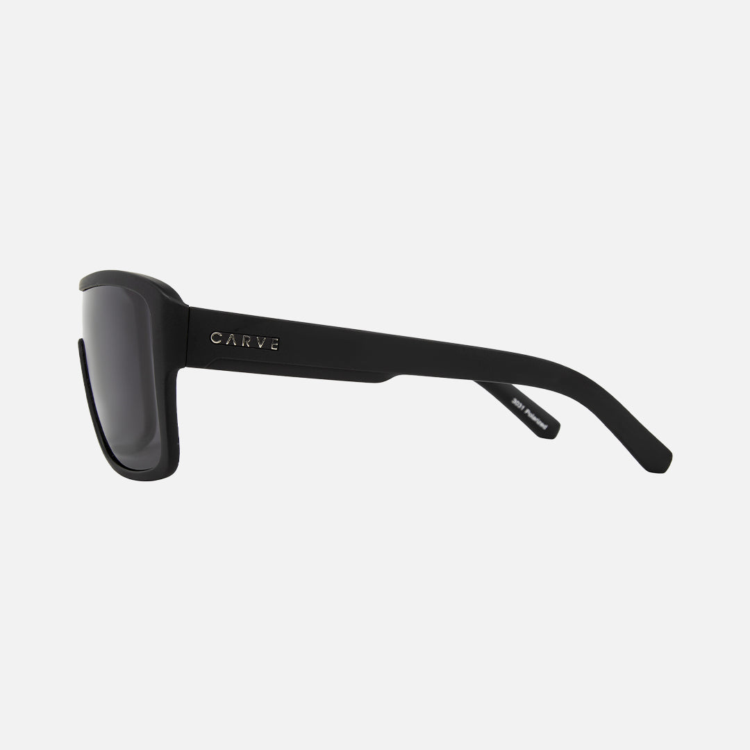 Carve Anchor Beard Matt Black Frame With Grey Polarized Lens