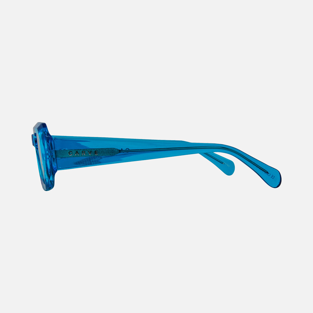 Carve Asher Gloss Crystal Cyan Frame With Grey Lens