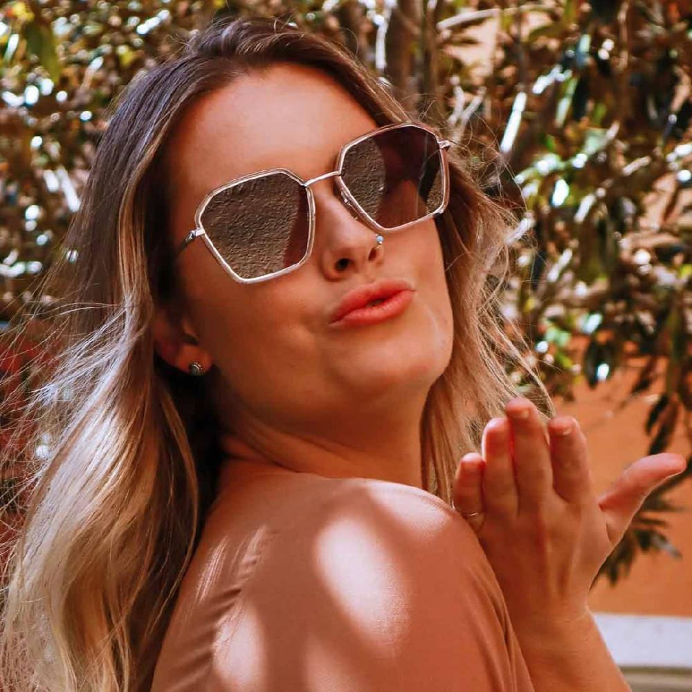 Carve Bardot Polarized Clear Crystal Frame Sunglasses