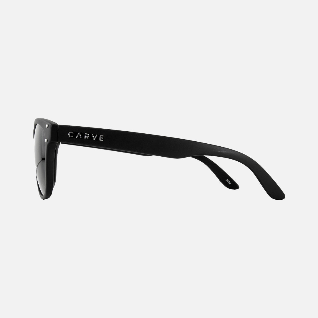 Carve Bohemia Floating Matt Black Frame With Grey Injected Polarized Hydrophobic Lens