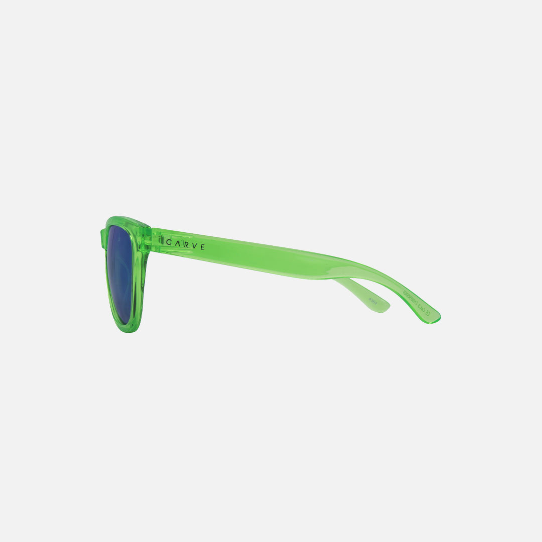 Carve Cali Crystal Lime Frame With Grey With Blue Green Iridium Lens