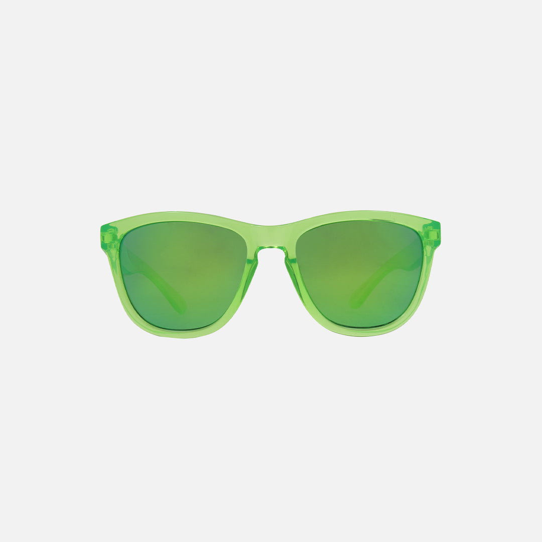 carve Cali Crystal Lime Frame with Grey with Blue Green Iridium Lens