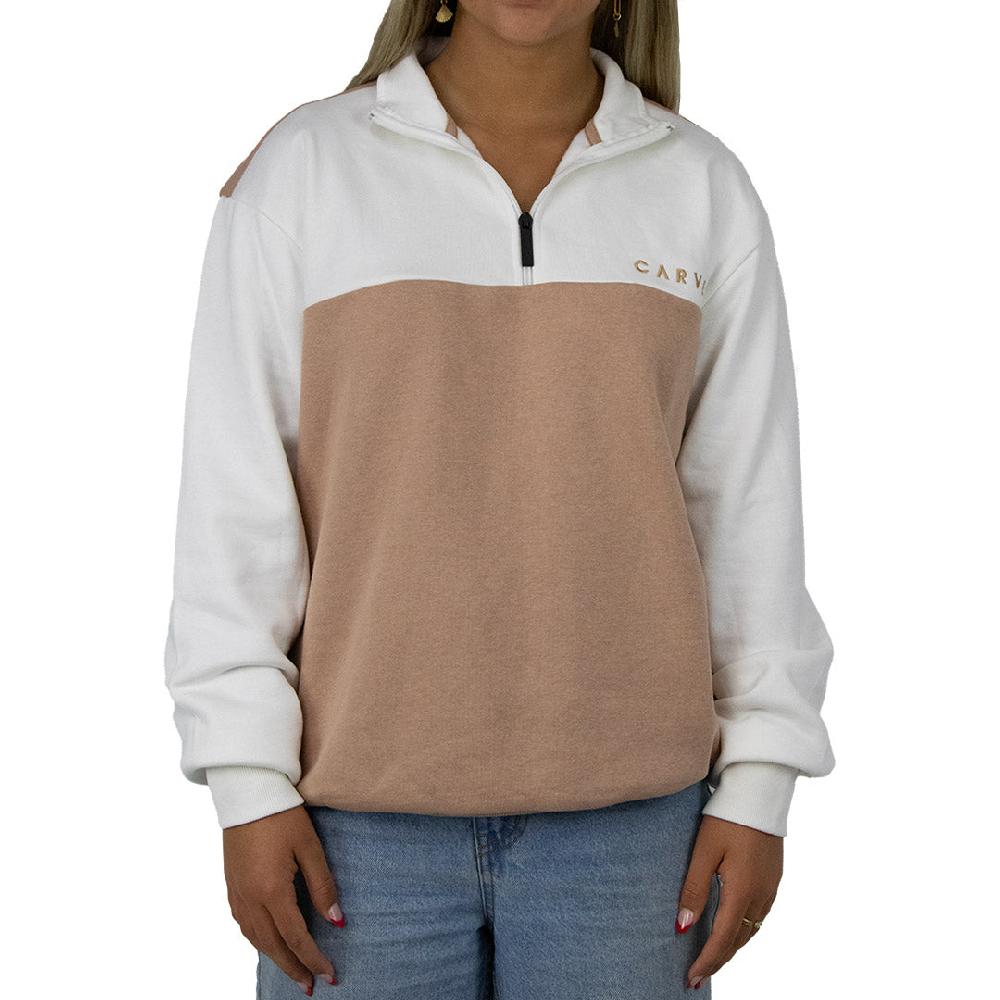 carve Banff Girl's 1/4 Zip Front Zip Sweatshirt