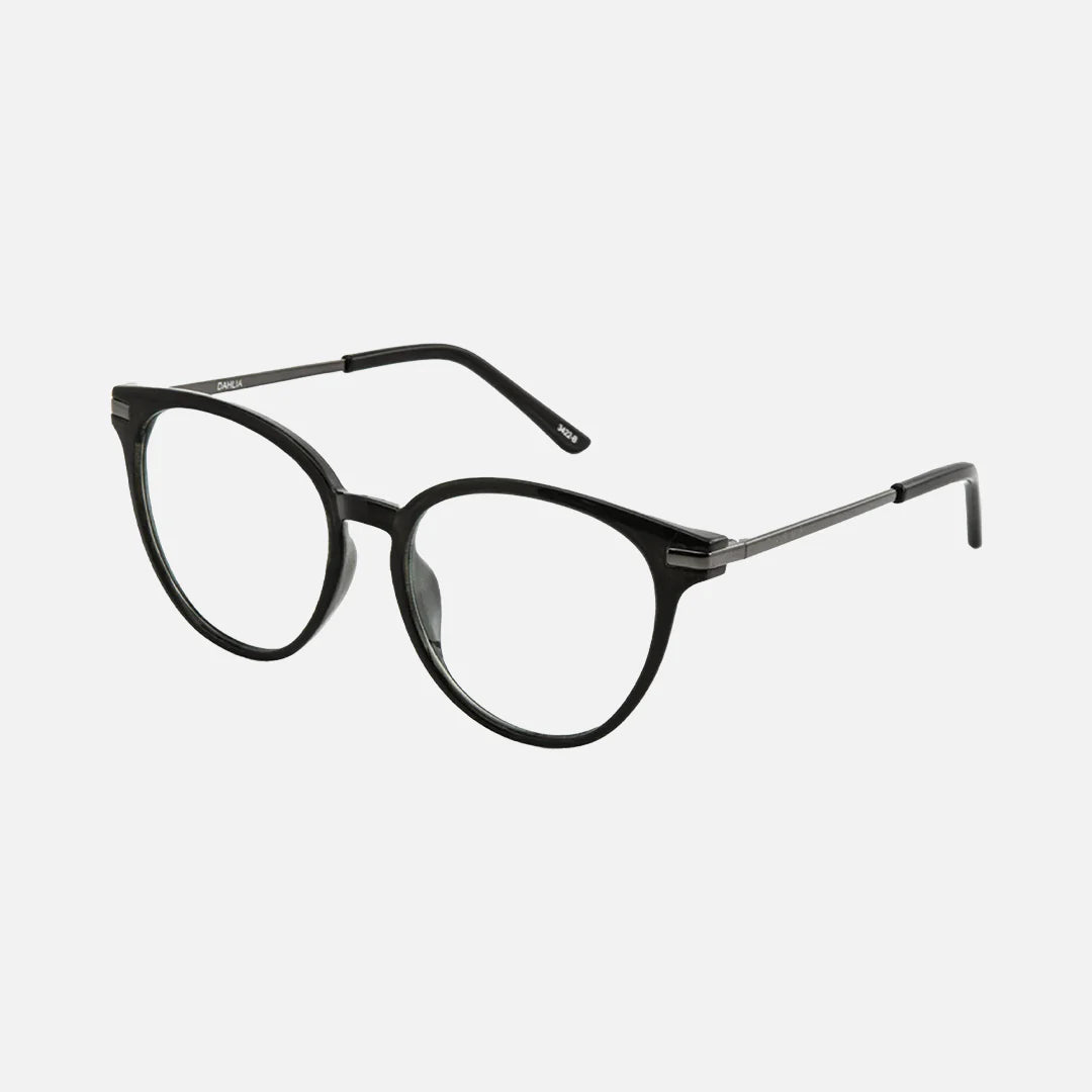 carve Dahlia Blue Light Gloss Black Frame Glasses