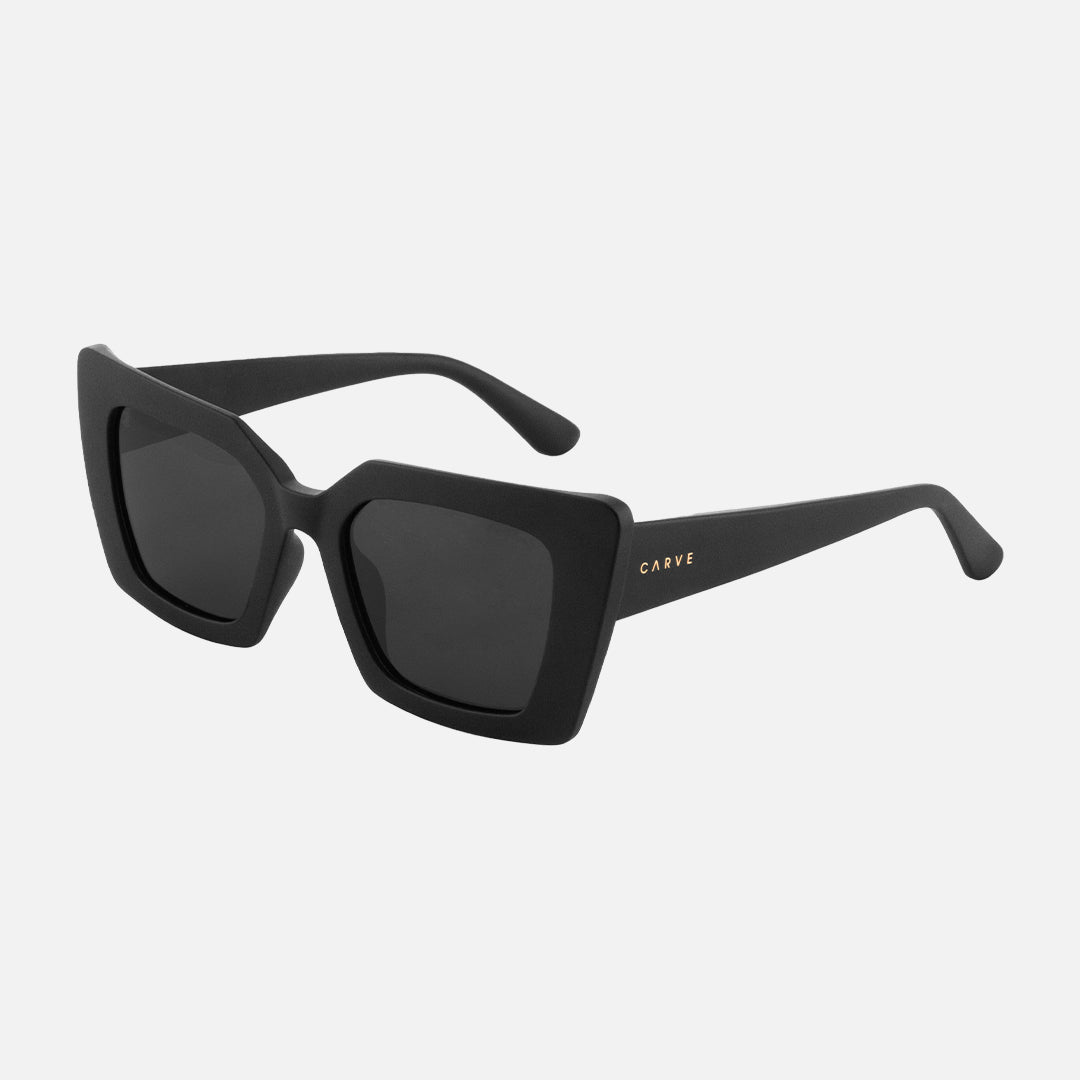 Carve Finley Matt Black Dark Grey Polarized Lens