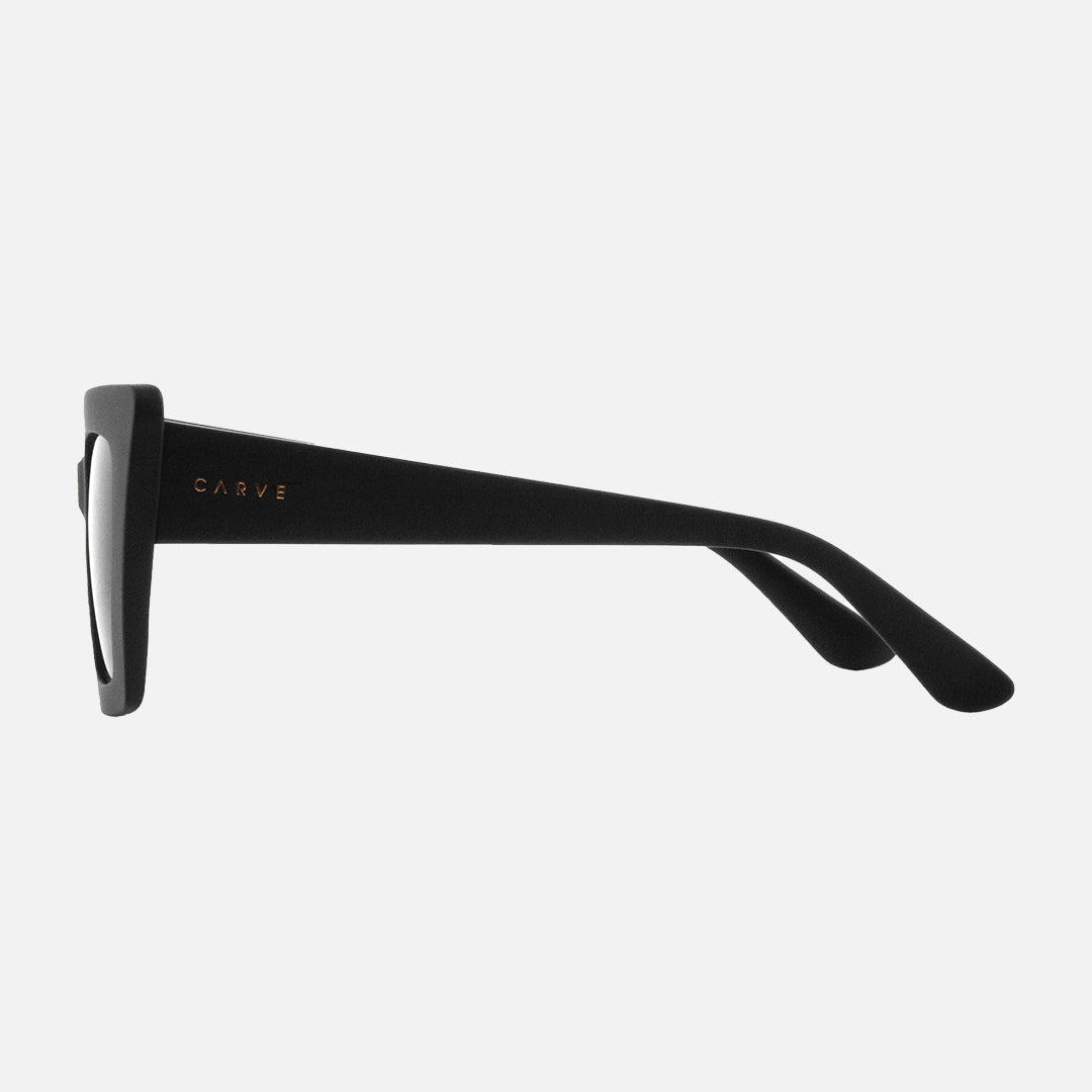 Carve Finley Matt Black Dark Grey Polarized Lens