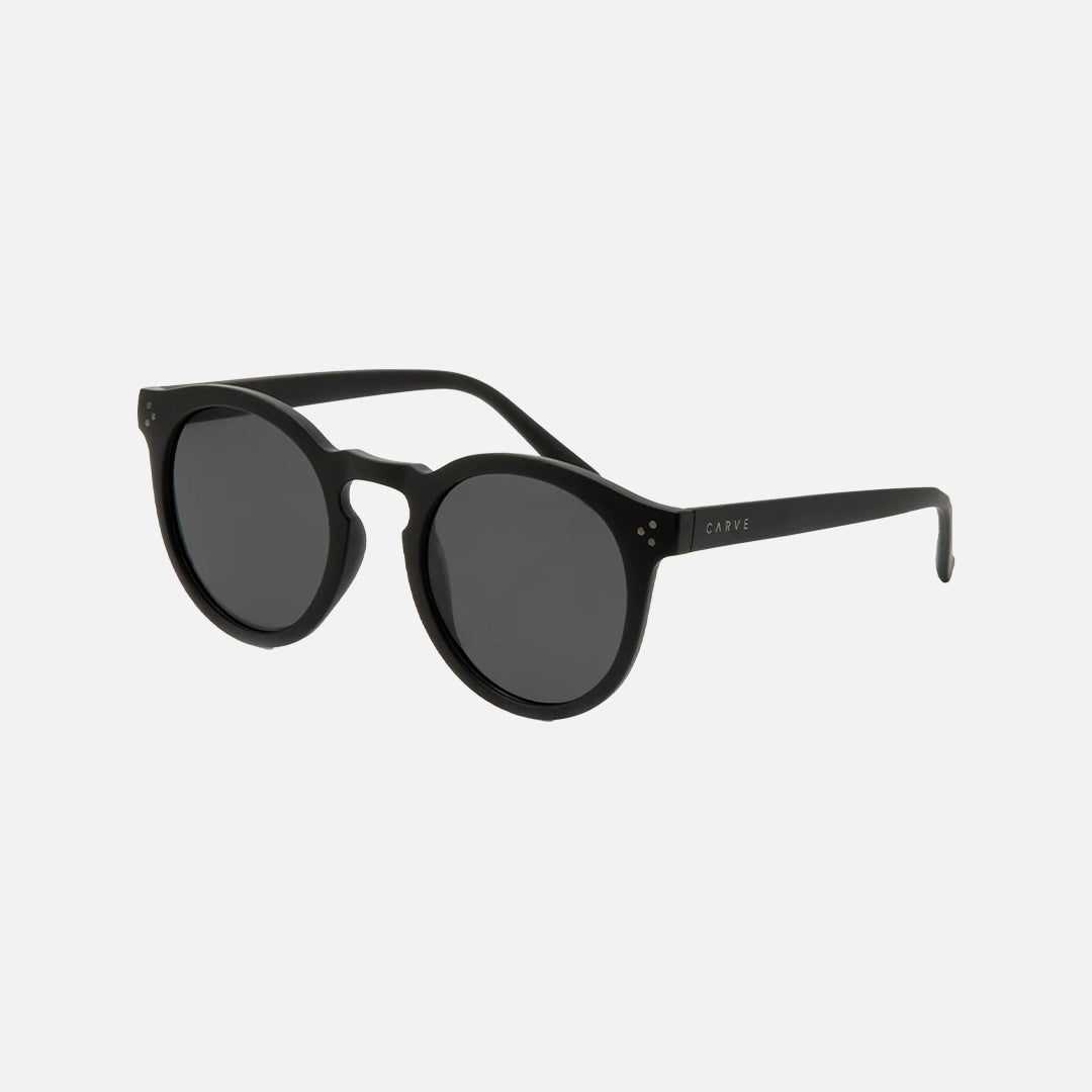 Carve Fletcher Matt Black Dark Grey Polarised Lens