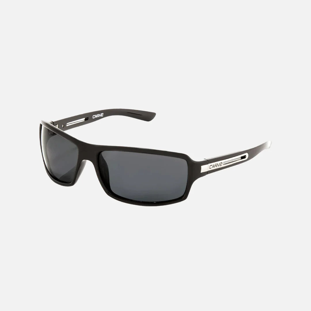 Carve Greed Polarized Gloss Black Frame Sunglasses