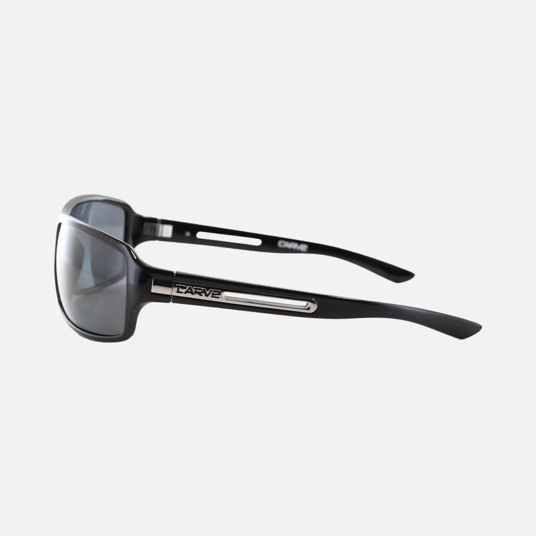 Carve Greed Polarized Gloss Black Frame Sunglasses