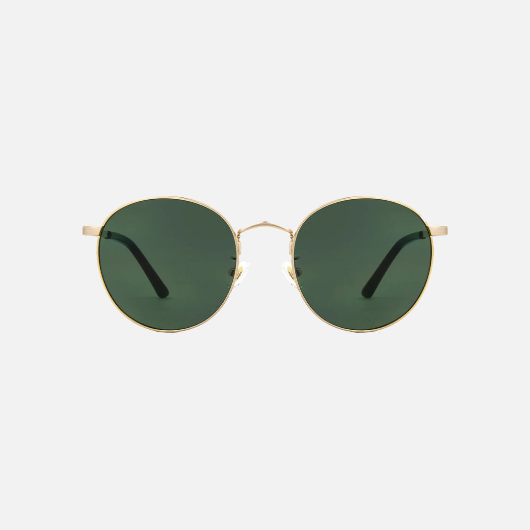 carve Heidi Brushed Gold Frame Green Lens