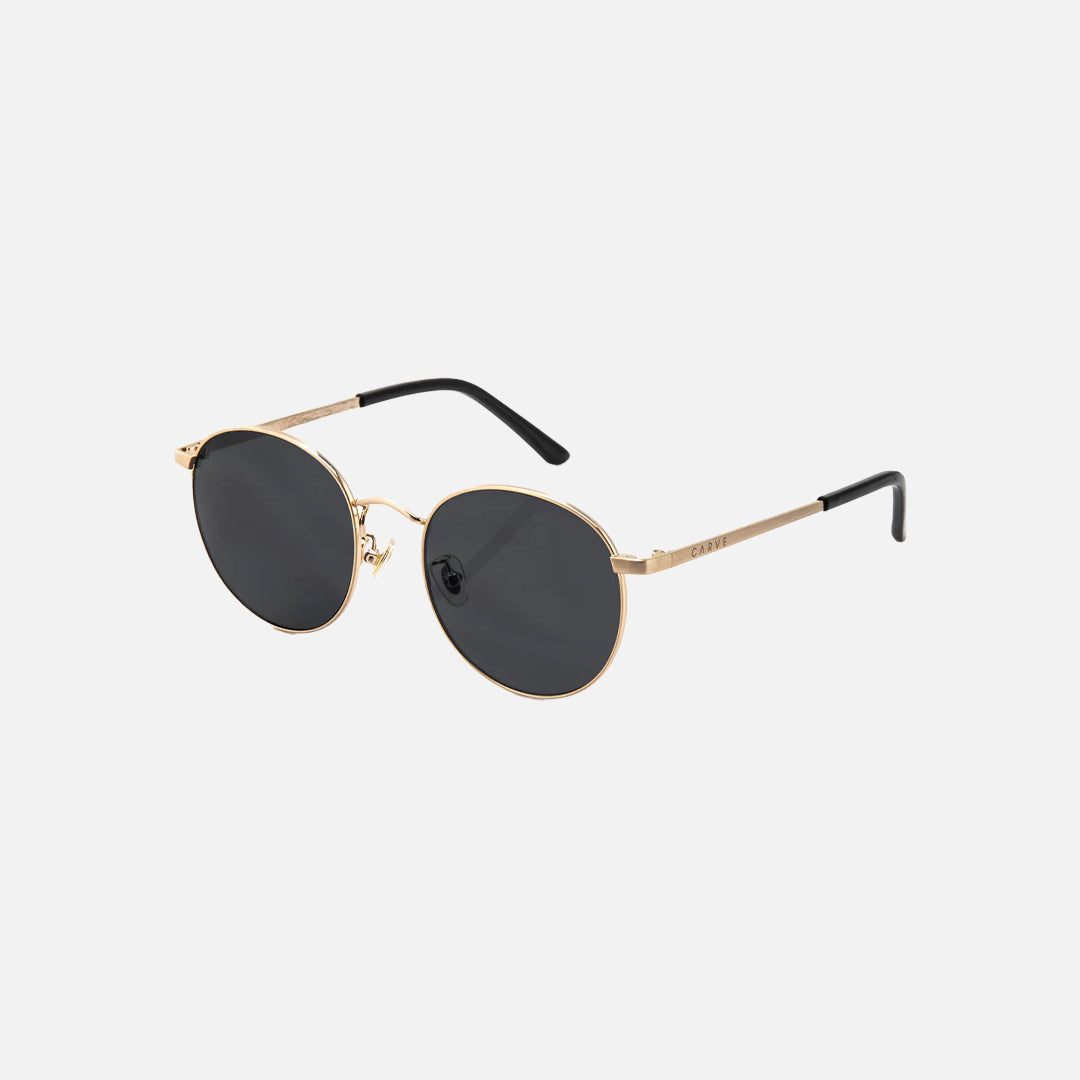 Carve Heidi Brushed Gold Frame Smoke Lens