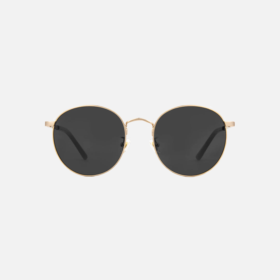 carve Heidi Brushed Gold Frame Smoke Lens