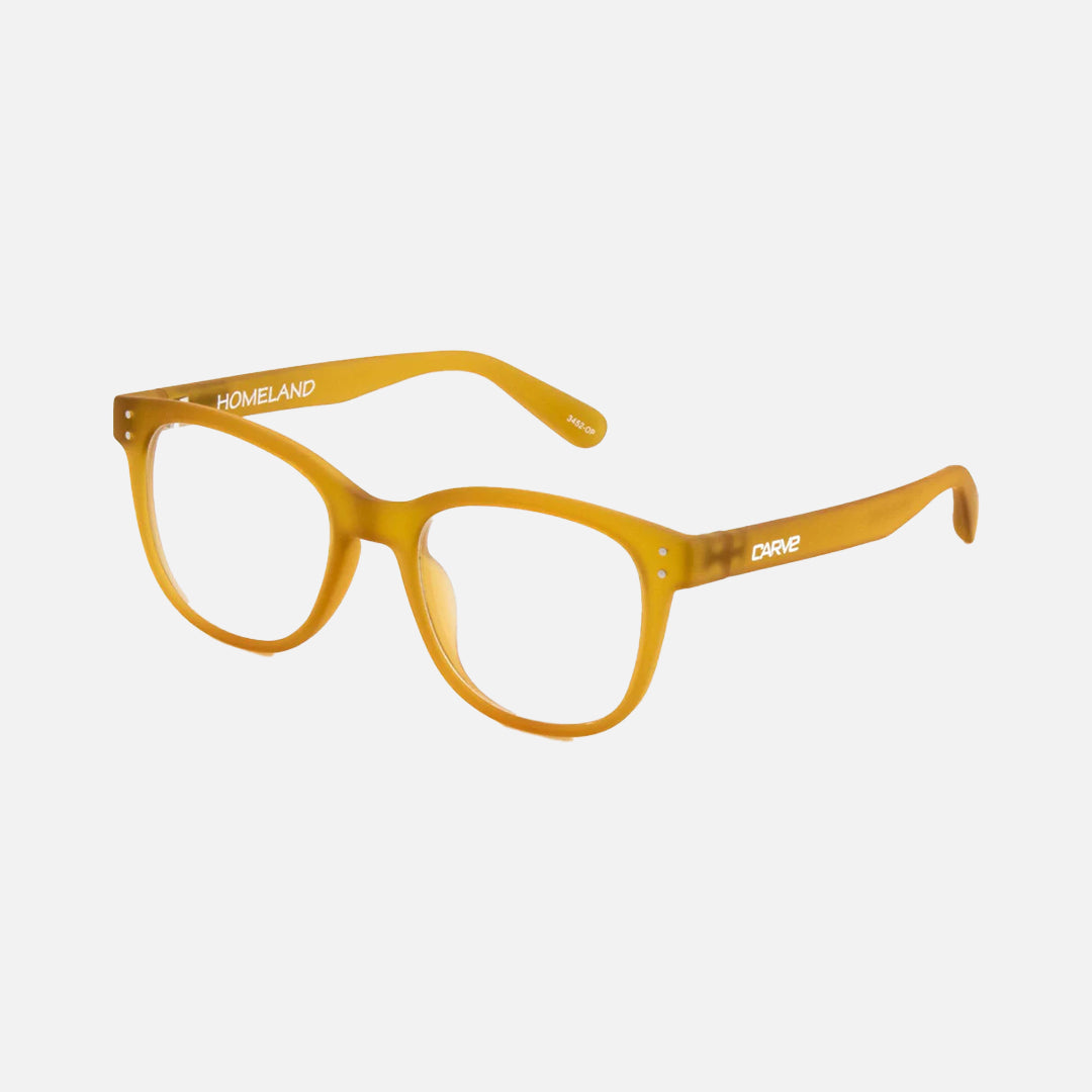 Carve Homeland Blue Light Matt Honey Frame Glasses