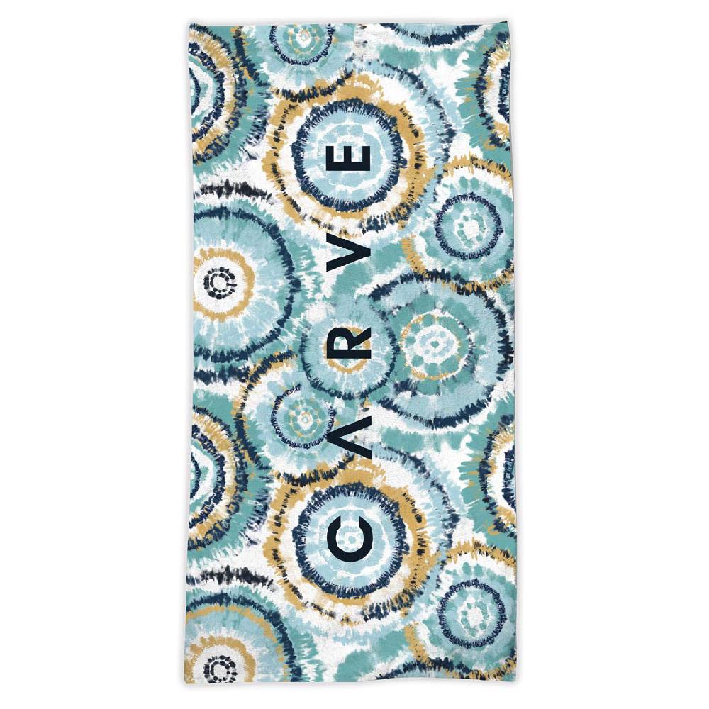 carve Hula Large Beach Towel