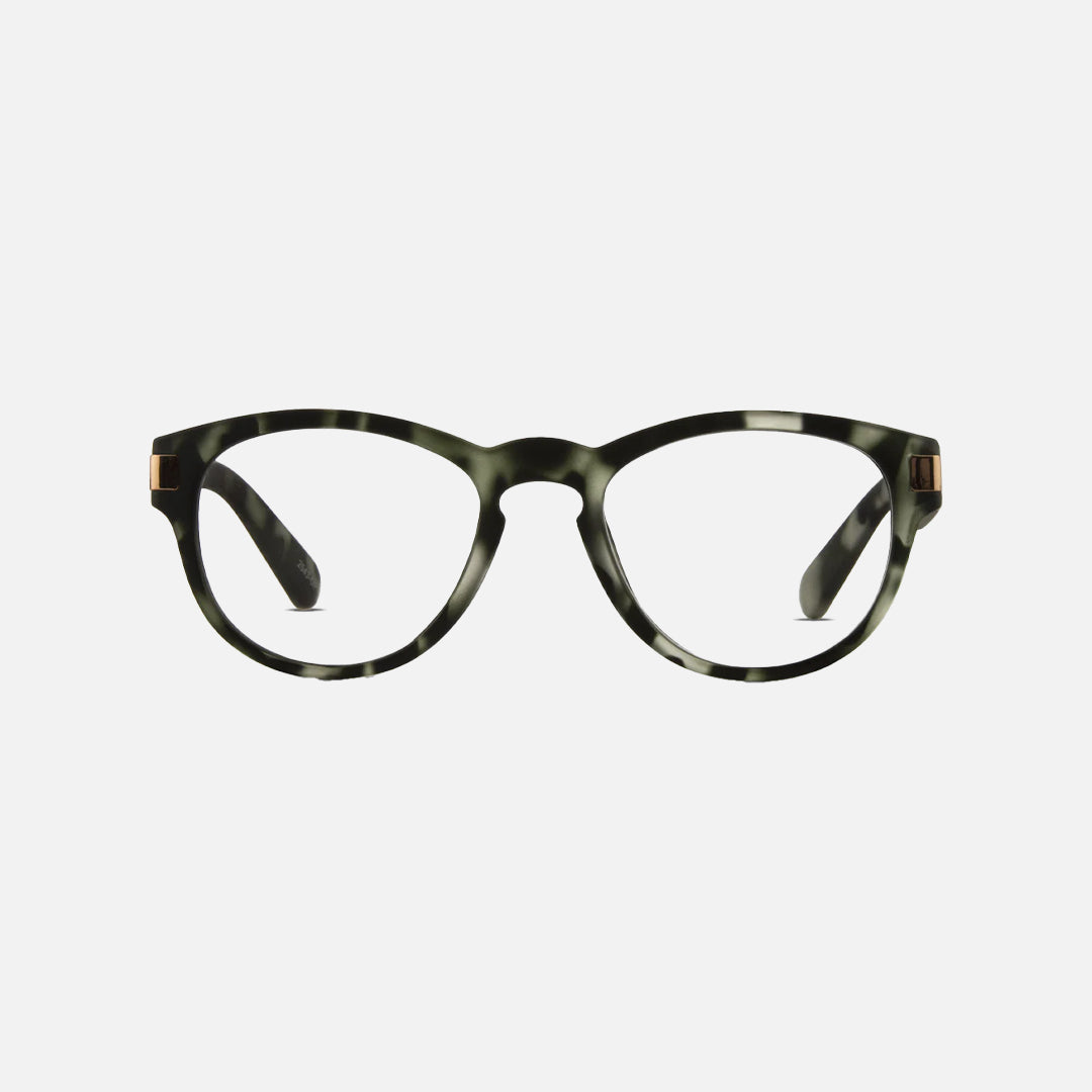 carve Icon Blue Light Green Tort Frame Glasses