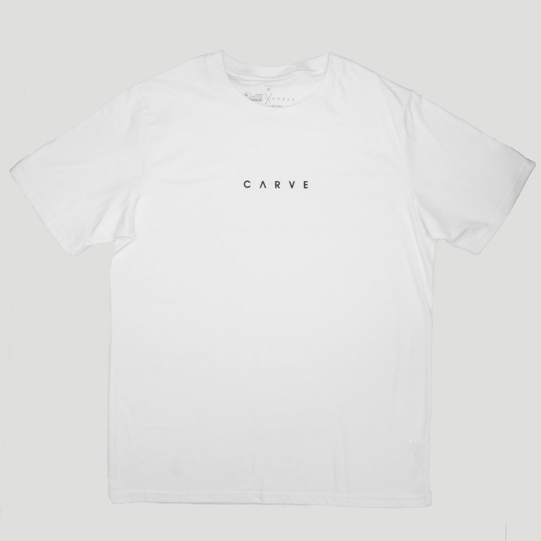 carve ID Recycled T Shirt White