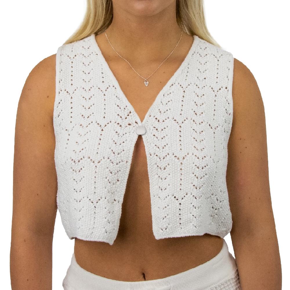 carve La Jolla Women's Crochet Vest