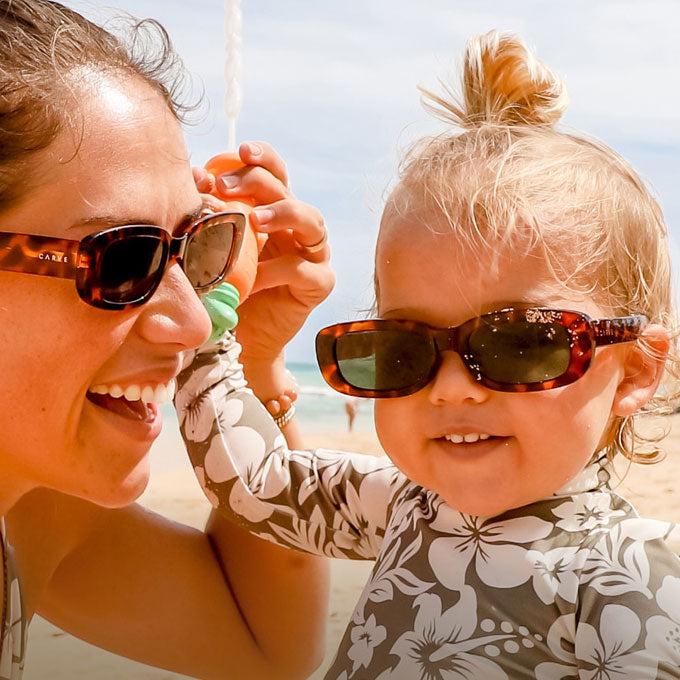 Carve Lizzy Gloss Tort Green Polarized Lens