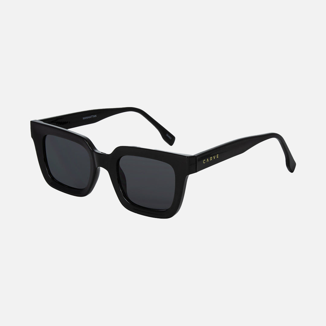 Carve Manhattan Gloss Black Frame With Grey Lens